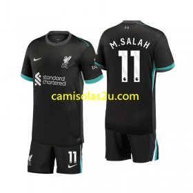 Camisolas de futebol Liverpool M.Salah 11 Criança Equipamento Alternativa 2024/25 Manga Curta